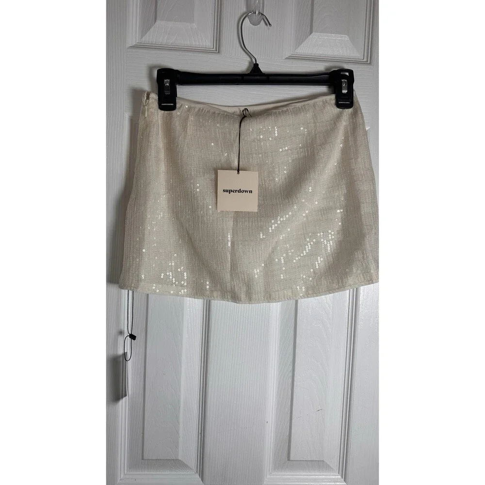 NWT Superdown Chantel Mini Skirt Size XS - Picture 10 of 11